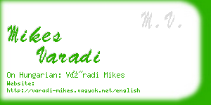 mikes varadi business card